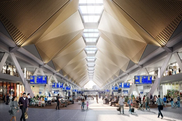 HS2 Euston Station Concept Design - Interior