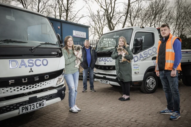 Dasco Construction FUSO trucks