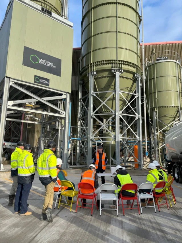 Material Evolution's new ultra-low cement plant in Wrexham