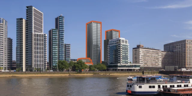 Proposed student accommdation in Vauxhall
