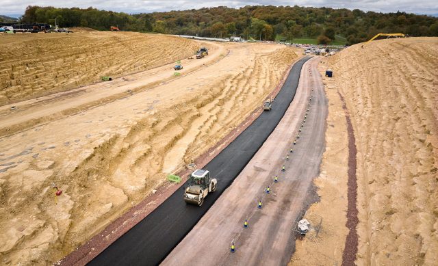 Engineers have been scaling the heights to carry out strengthening work on steep slopes above Gloucester as part of National Highways’ A417 Missing Link scheme