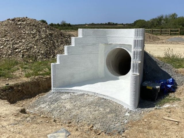 3D printed concrete in UK infrastructure and construction
