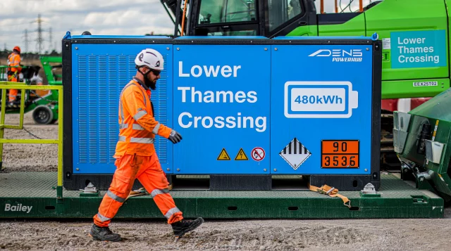 Lower Thames Crossing leads the way with zero-emissions construction equipment